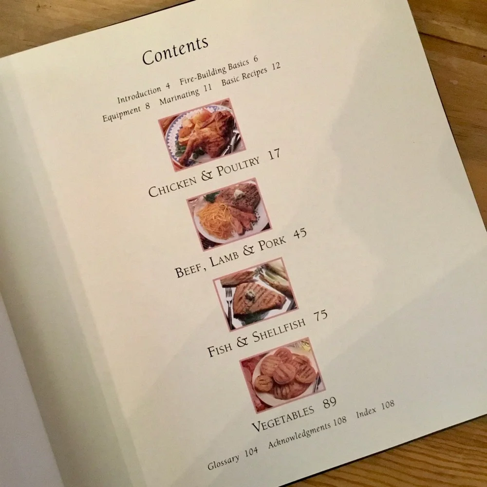 Vintage Cookbook - Grilling - Williams-Sonoma Kitchen Library - 1998 Hardcover